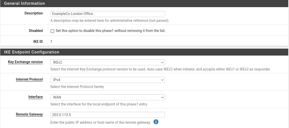 Phase 1 configuration for mobile clients