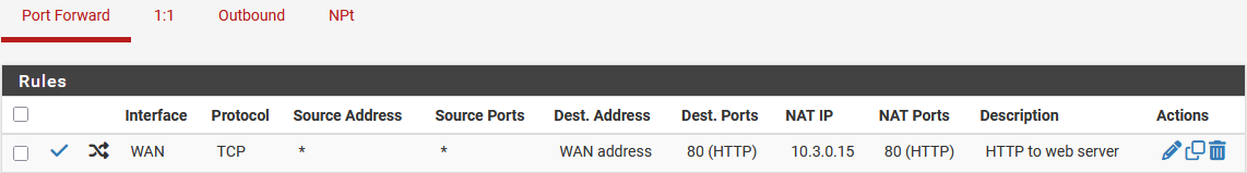 Outbound NAT mode selection
