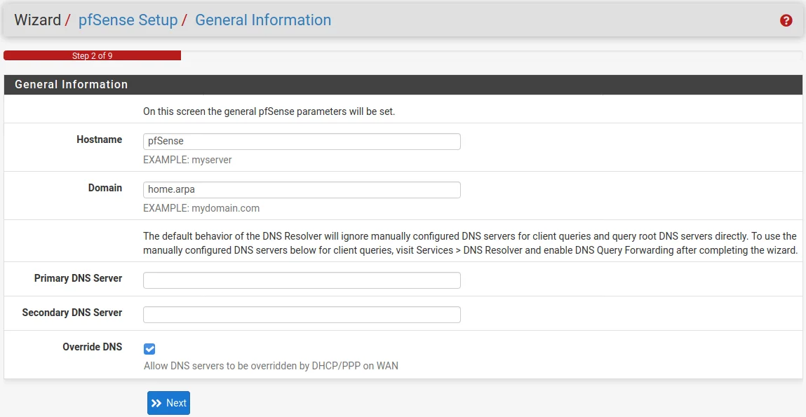 Процесс обновления pfSense
