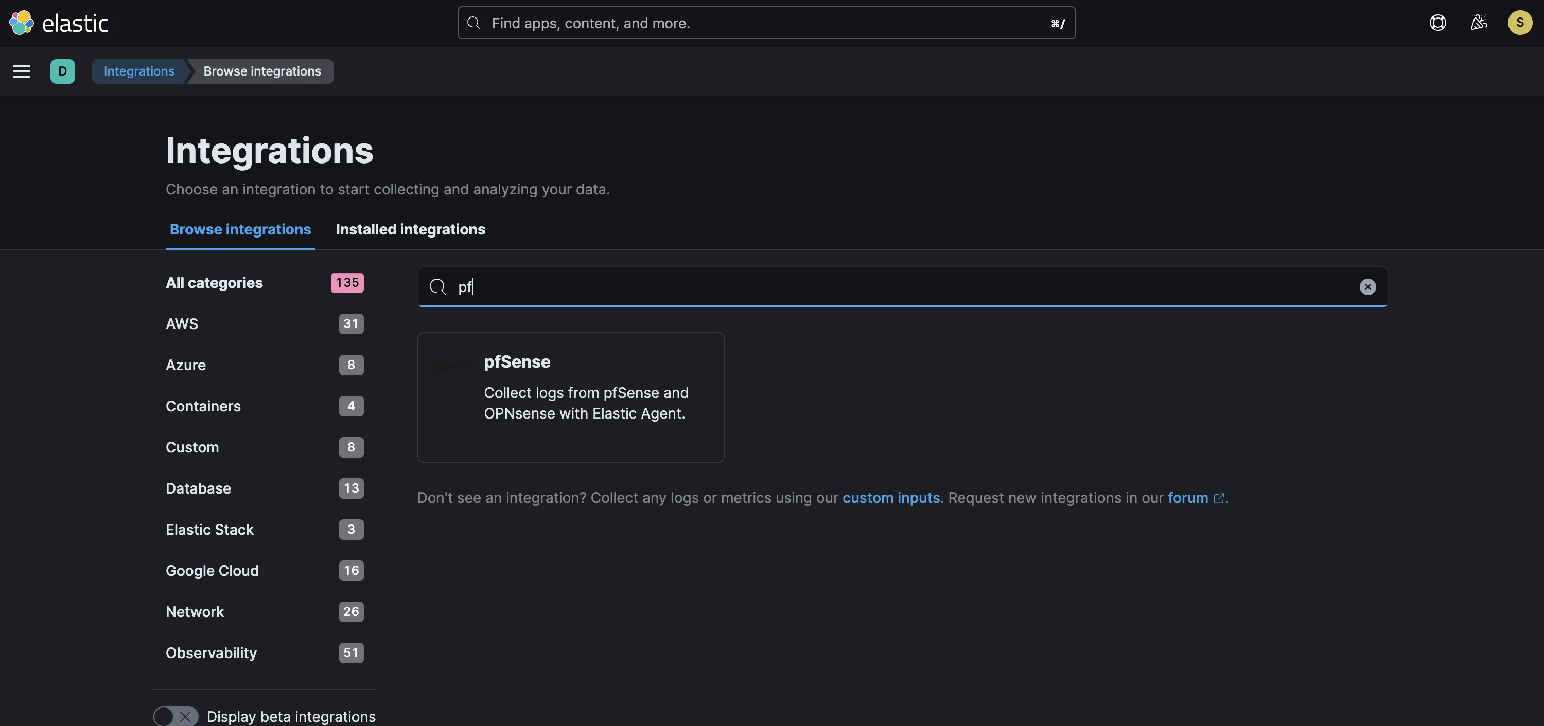 Поиск интеграции pfSense в SecurityOnion